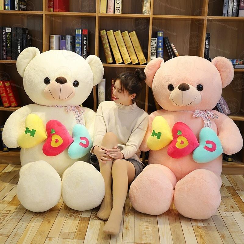 ぬいぐるみ 熊抱き枕 Love ぬいぐるみ 特大 ハートクマ 100cm 添い寝クッション Ins人気 昼寝枕 かわいい ふわふわ 気持ちいい 縫い包み もこもこ 添い寝 部屋 Nfn Eqa Bz0157 エガシラユウト 通販 Yahoo ショッピング