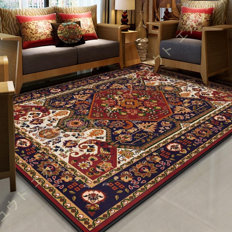 格安即決 カーペット 160x230cm リビング ダイニング キチン ペルシャ