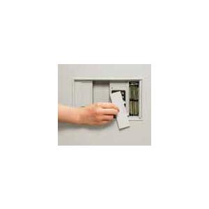 設置料込【条件付】★BS51-2E　業務用2時間耐火金庫 テンキー＋電子ロック錠　操作部にカバーが付いています | 日本アイ・エス・ケイ | 04