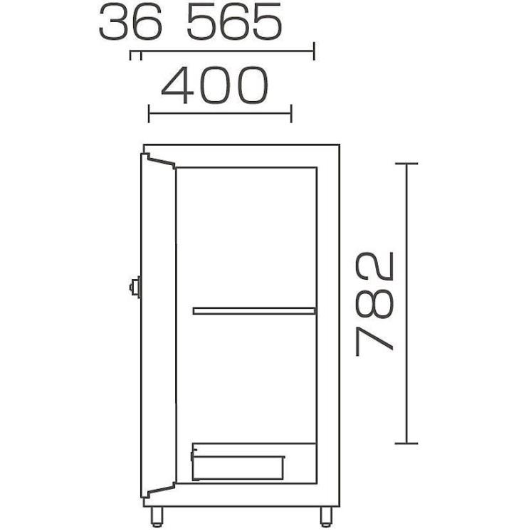 設置料込【条件付】★KS-120EK 業務用スリムタイプ耐火金庫テンキー＋電子ロック錠の画像