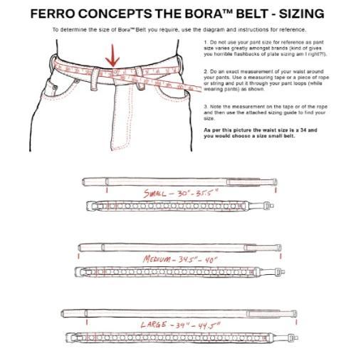 FerroConcepts フェローコンセプト ○Mサイズ The Bora Belt ボラ