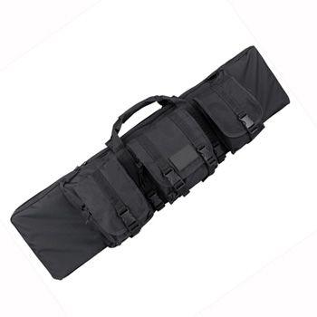 CONDOR タクティカル ガンケース ライフルケース ブラック 3連ポーチ付 CONDOR コンドル タクティカルギア 133 3ポーチ付 ライフルケース