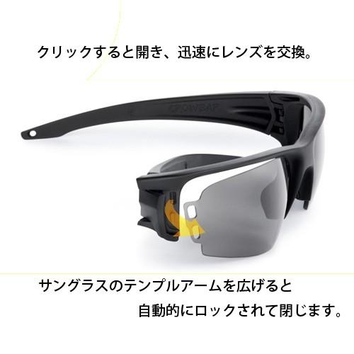 ESSゴーグル 日本正規品 CROWBAR クローバー 偏光レンズ ミラーグレー  簡単レンズ交換 EE9019-03 　｜egears｜02