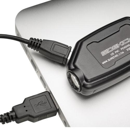 SUREFIRE シュアファイヤー サイドキック キーチェーン型ライト USB充電式 300ルーメン 日本正規品 SIDEKICK-A｜egears｜03