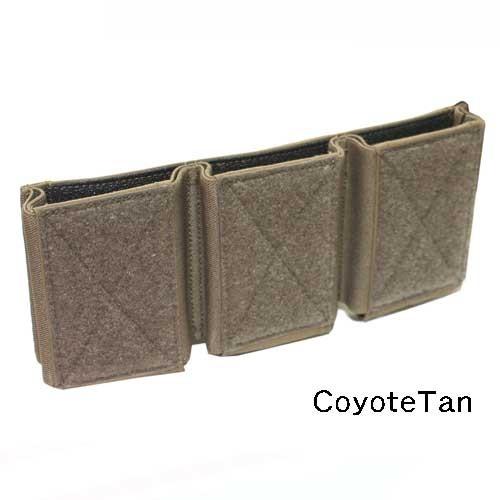 WARRIOR ASSAULT SYSTEMS WAS Triple Velcro Mag Pouch 5.56Mags For