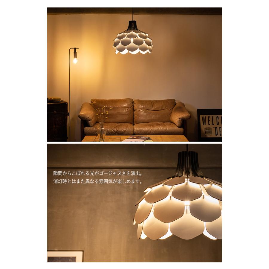 ペンダントライト 北欧 照明器具 ホワイト LED おしゃれ 花 花びら
