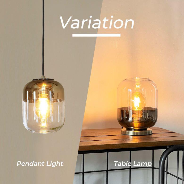 LED ペンダントライト 照明 ガラス 17cm おしゃれ ゴールド クリア