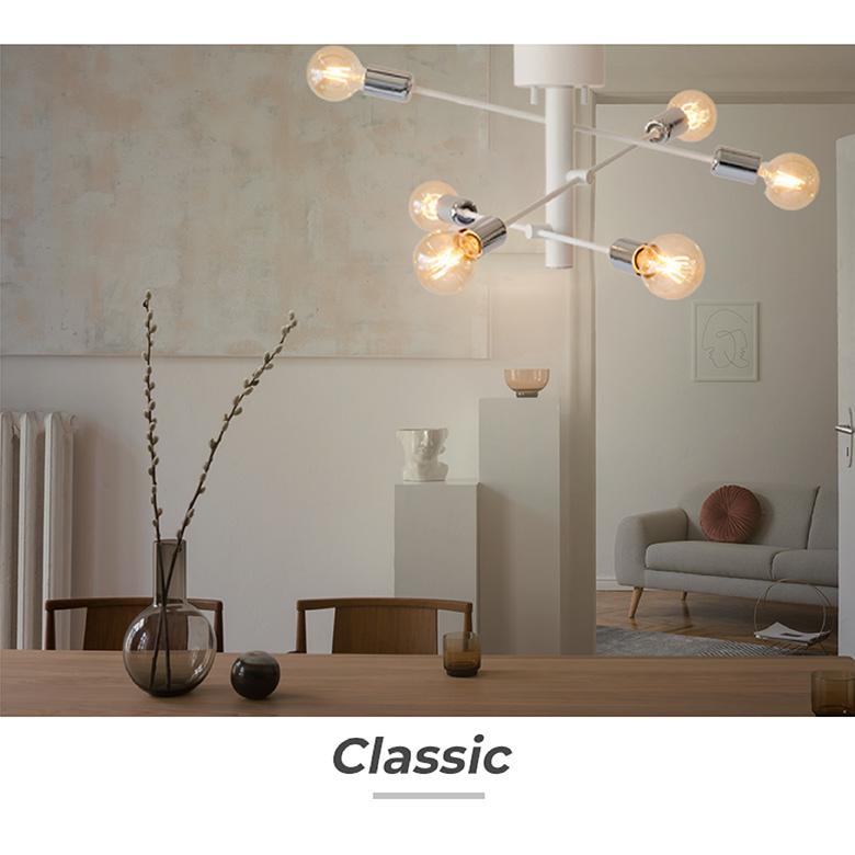 シーリングライト LED アーム可動式 6灯 6畳 8畳 10畳 ホワイト 天井