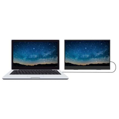 15.6インチIPSパネル フルHDモバイルディスプレイ カバー付き EK-MD156