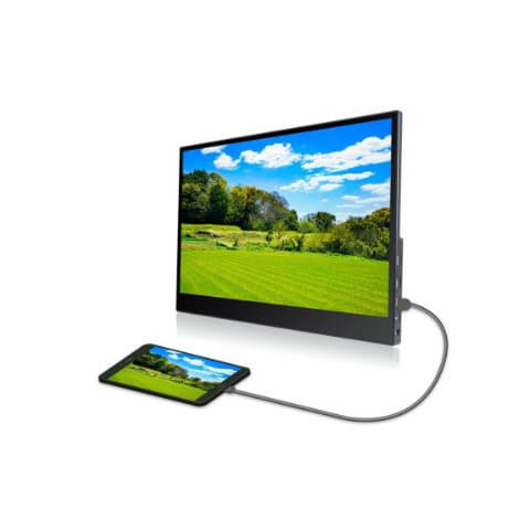 15.6インチIPSパネル フルHDモバイルディスプレイ カバー付き EK-MD156