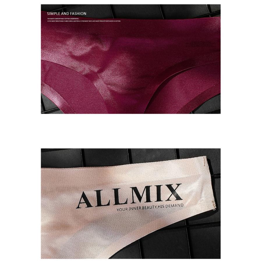 ショーツ レディース Tバック シームレス セクシー ALLMIX ローライズ 響かない 上品 オシャレ ランジェリー ストレッチ フィット 得トクセール｜egoal｜12