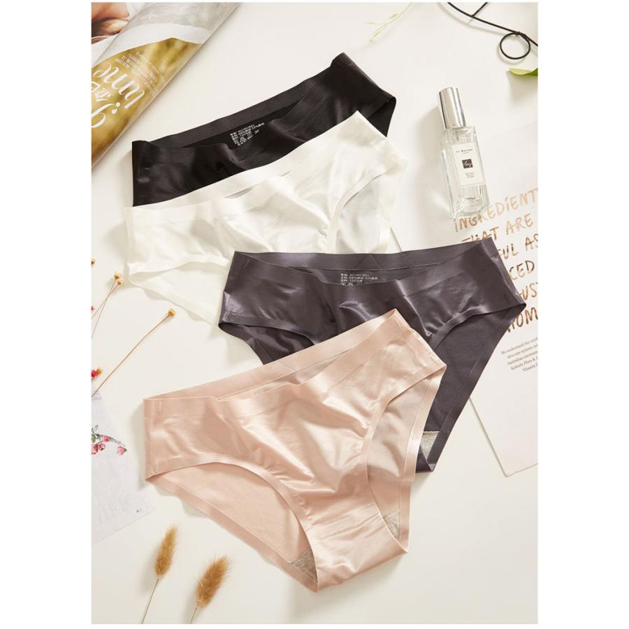 激安単価で ショーツ シームレス ローライズ アイスシルク レディース 下着 肌触りフィット感よい 女性 サテン素材 つるつる オシャレ セール Aynaelda Com