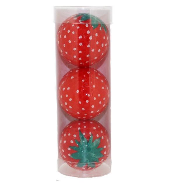 イチゴ ゴルフボール 3球セット 全面プリント おもしろ ゴルフボール フルーツ Golf Balls Ball 095 ゴルフコンペ景品のエンタメ ゴルフ 通販 Yahoo ショッピング