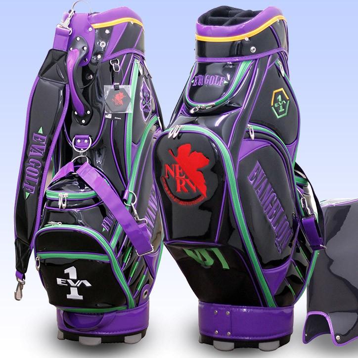 エヴァンゲリオン キャディバッグ 初号機 EVANGELION GOLF  エヴァゴルフ EVA GOLF(キャラクター グッズ アニメ ゴルフ)｜egolf｜03