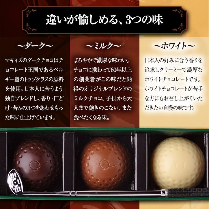 即日出荷 ゴルフボールチョコレート3個入り マキィズ Wantannas Go Id
