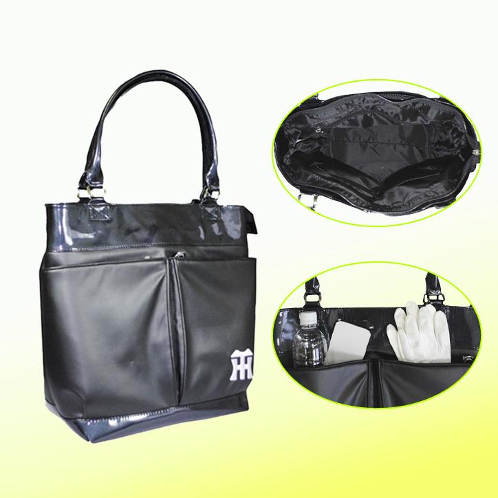 阪神タイガース トートバッグ ブラック [HTBB-3407] レザックス LEZAX