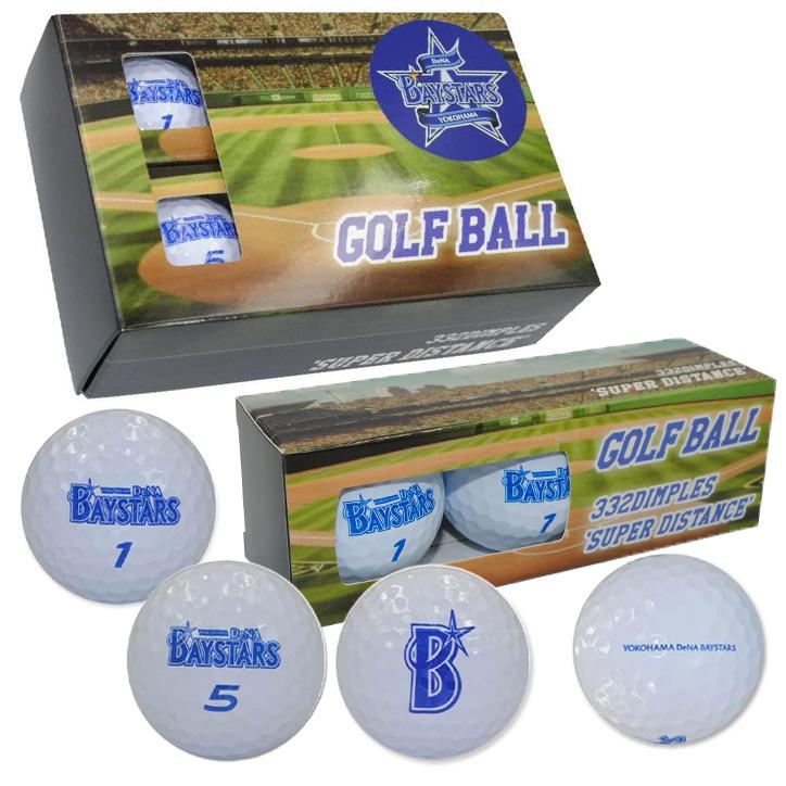 横浜DeNAベイスターズ ゴルフボール（6個入り） レザックス(プロ野球