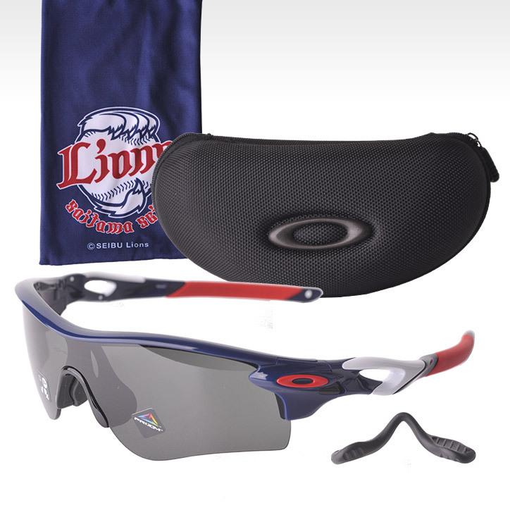 今年の新作から定番まで の西武ライオンズ オークリー Lions プロ野球 スポーツサングラス A Radarlock Lions プロ野球 Path Oakley Path 限定モデル 通販限定販売の
