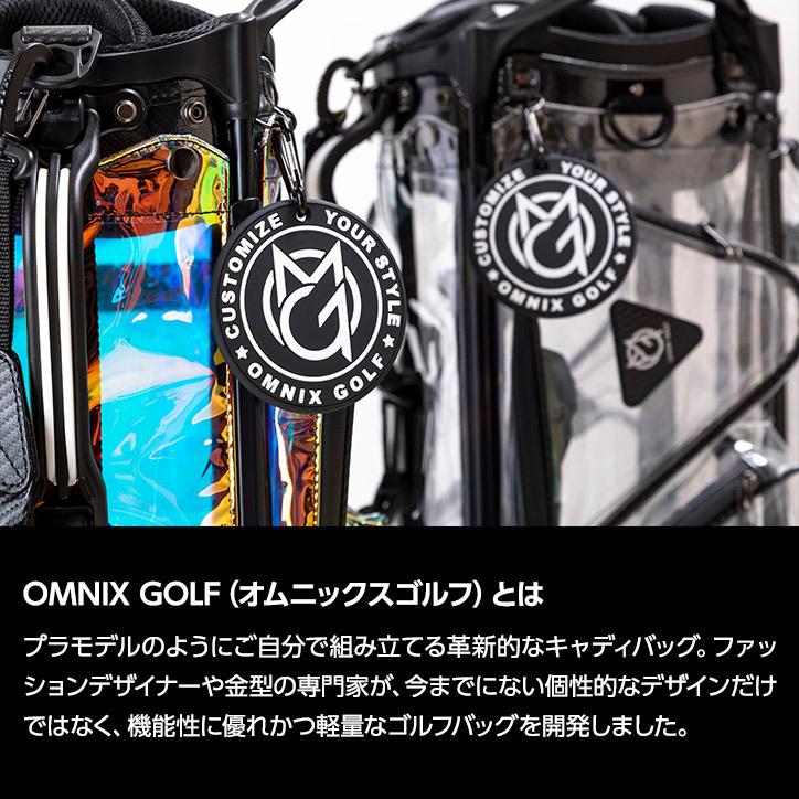 【当店限定モデル】OMNIX GOLF/オムニックス ゴルフ キャディバッグ スタンド ブラック/レッド(スタンド式 おもしろ 組み立て プラモデル)｜egolf｜07