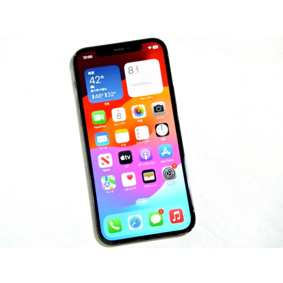 Bランク品（中古美品）IMEIチェック＝docomo【○】確認済みiPhone 12 