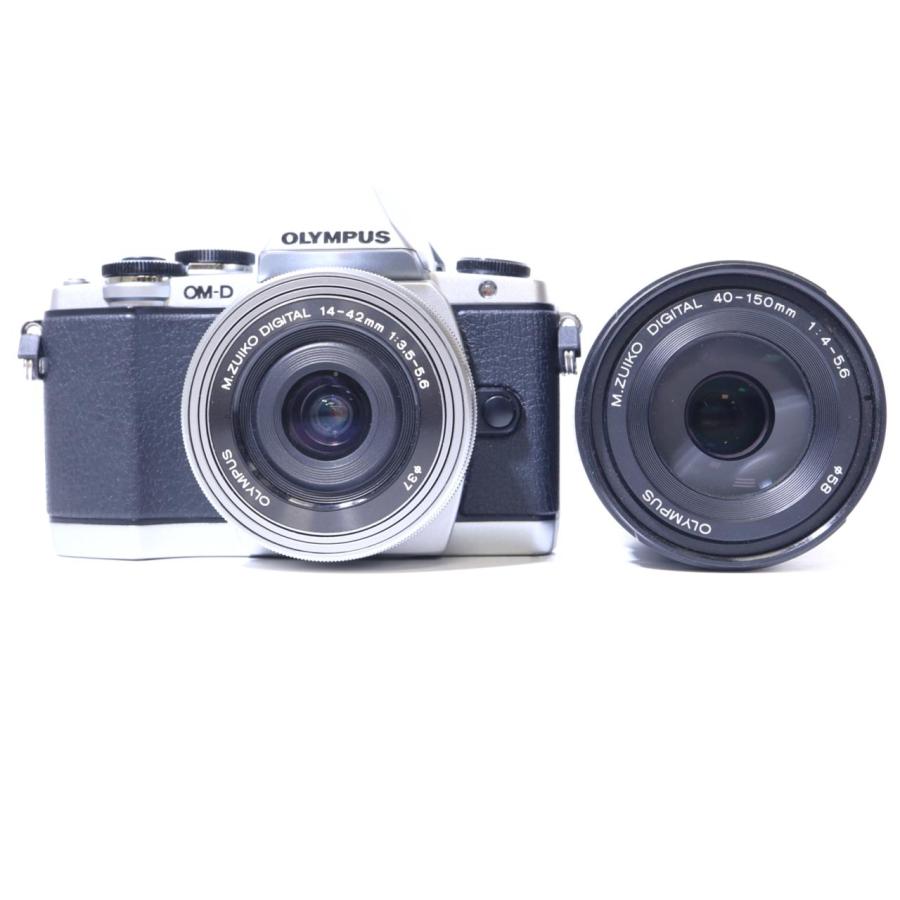 OLYMPUS OM-D E-M10 EZダブルズームキット [シルバー] : WiNKUSED