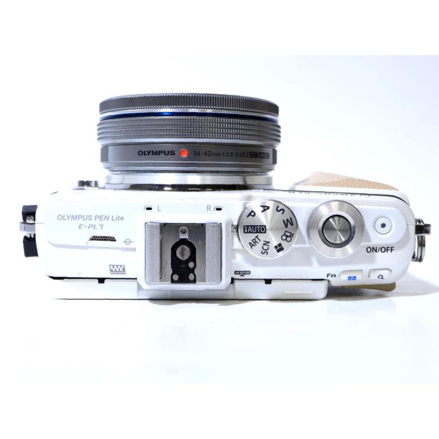 OLYMPUS PEN Lite E-PL7 14-42mm EZレンズキット [ホワイト