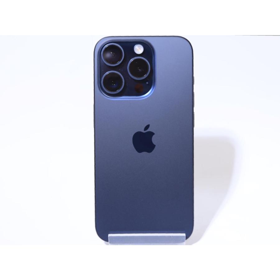 【美品】iPhone 15 pro 128GB ブルーチタニウム　SIMフリー iPhone 15 Pro 128GB SIMフリー [ブルーチタニウム] : WiNKUSED - 通販
