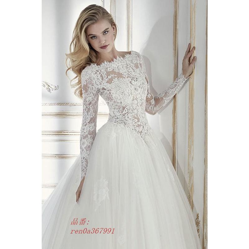 訳ありセール格安 ウェディングドレス 結婚式 二次会 ホワイト 長袖 花嫁 ロングドレス 披露宴 ブライダル ウエディング 白ドレス レース 安い エレガント パーティードレス Ren0a Egret Street3rd 通販 Yahoo ショッピング 目玉 送料無料