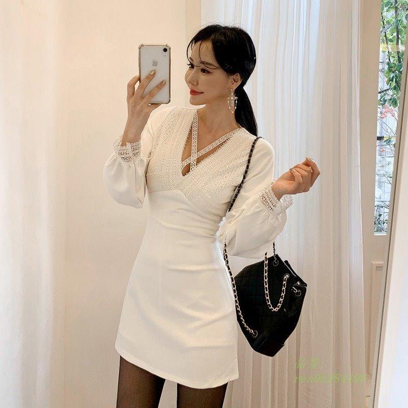 福袋セール キャバドレス ワンピースレディース 長袖 セクシーパーティードレス V襟ワンピース秋 キャバクラ 大人気 Ol通勤 キャバ ミニ丈 代30代40代50代 ワンピース サイズ M Www We Job Com