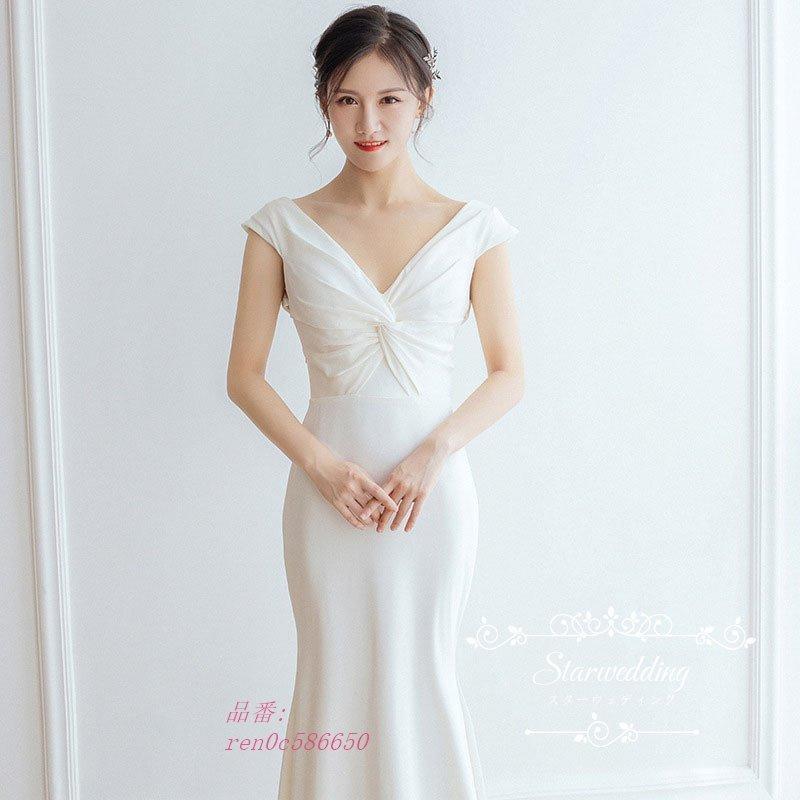 SALE／93%OFF】 ウェディングドレス 背中開き サテン ギリシャ風