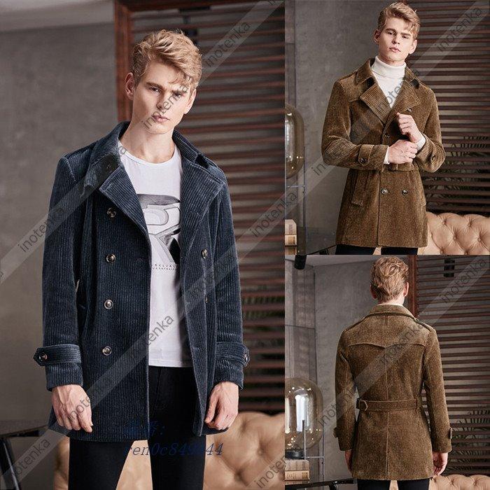 ファッション通販 プレゼント 紳士服 アウター オーバーコート 男性用 お洒落 防寒着 通勤 パイル かっこいい 高級感 春秋冬 シェニール生地 カジュアルコート ビジネスジャケット メンズ チェスターコート ダブルトレンチコート コート アウター Affaires