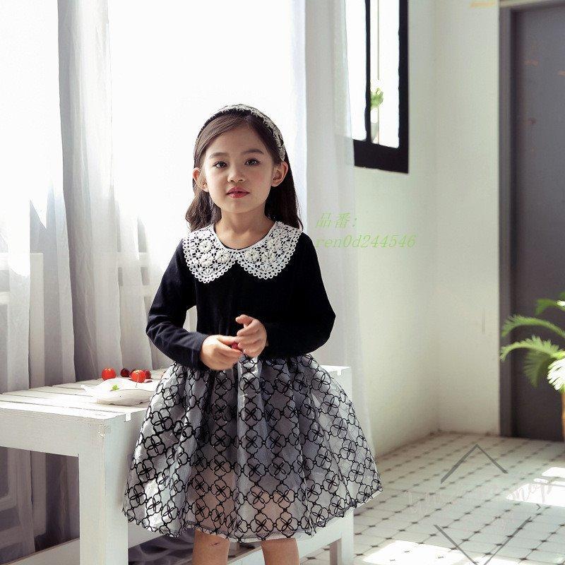 子供 ワンピース 子供服 プリンセス スカート 長袖 キッズ 韓国子供服 フォーマルドレス ファイクファー 秋 春秋 女の子 かわいい ガールズ 冬 発表会 おしゃれ