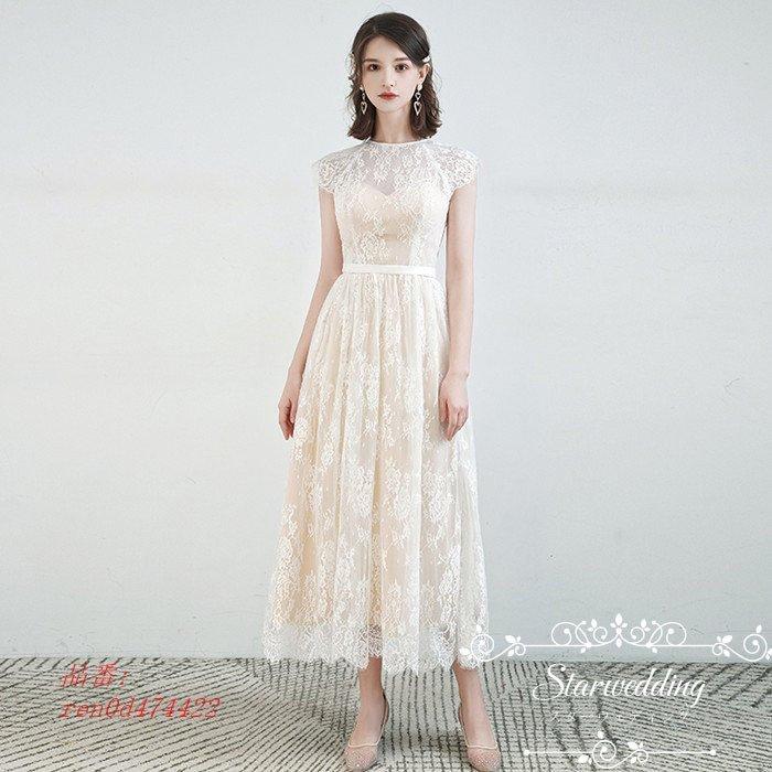 史上最も激安 おしゃれ 花嫁 パーティドレス お呼びばれ 結婚式 前撮り 二次会 演奏会 ワンピース 発表会 カジュアル カラードレス ミモレ丈 ウェディグドレス ドレス 結婚式 全商品オープニング価格特別価格 Claimkar Com