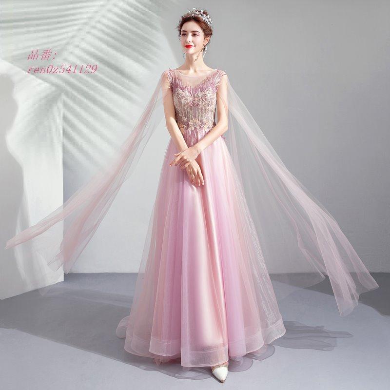 流行に カラードレス ロング パーティードレス コンサート ワンピース 花嫁 ウェディングドレス 二次会 結婚式 披露宴 ウエディングドレス 演奏会 ピンク 体型カバー 時間指定不可 Www Skylanceronline Com