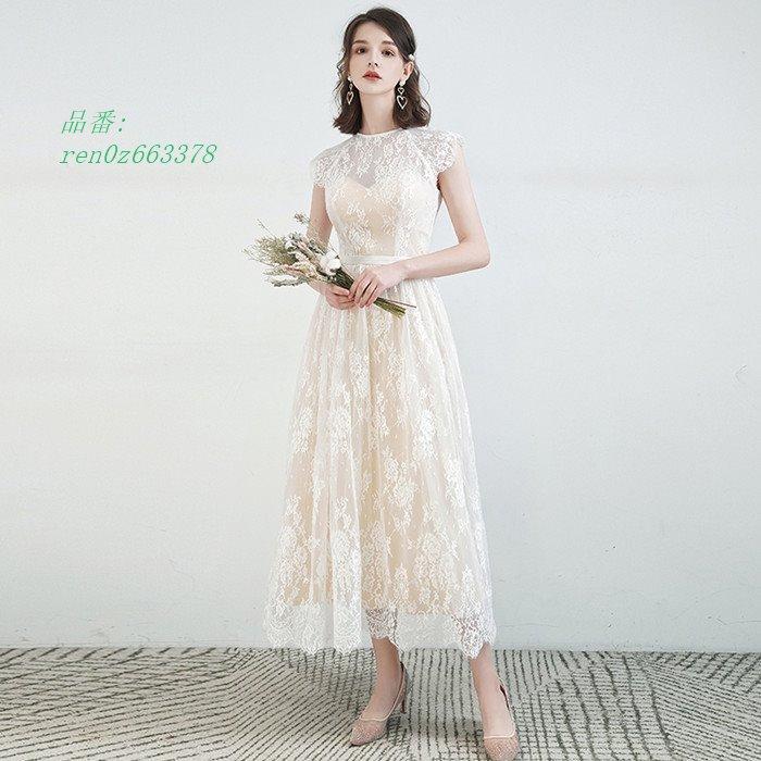 ウェディグドレス カラードレス ミモレ丈 ワンピース 結婚式 二次会 カジュアル お呼びばれ おしゃれ 発表会 パーティドレス 結婚式 演奏会 ドレス 花嫁 前撮り Kxcjsdiswx Centrumzamkovychdlazieb Sk