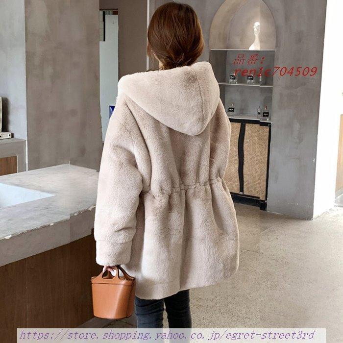 新進気鋭の-ボリュームファーコート クファーもふもふ暖かいファー