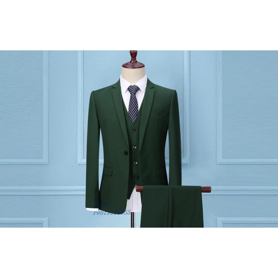 安いそれに目立つ 4ピーススーツ ビジネス メンズスーツ 紳士服 ダークグリーン 無地 通勤 格好良い 二次会 代30代40代 Ol 大きいサイズ 春秋冬 スリム 結婚式 長袖 人気 上品 新発 Clearchannel Com Br
