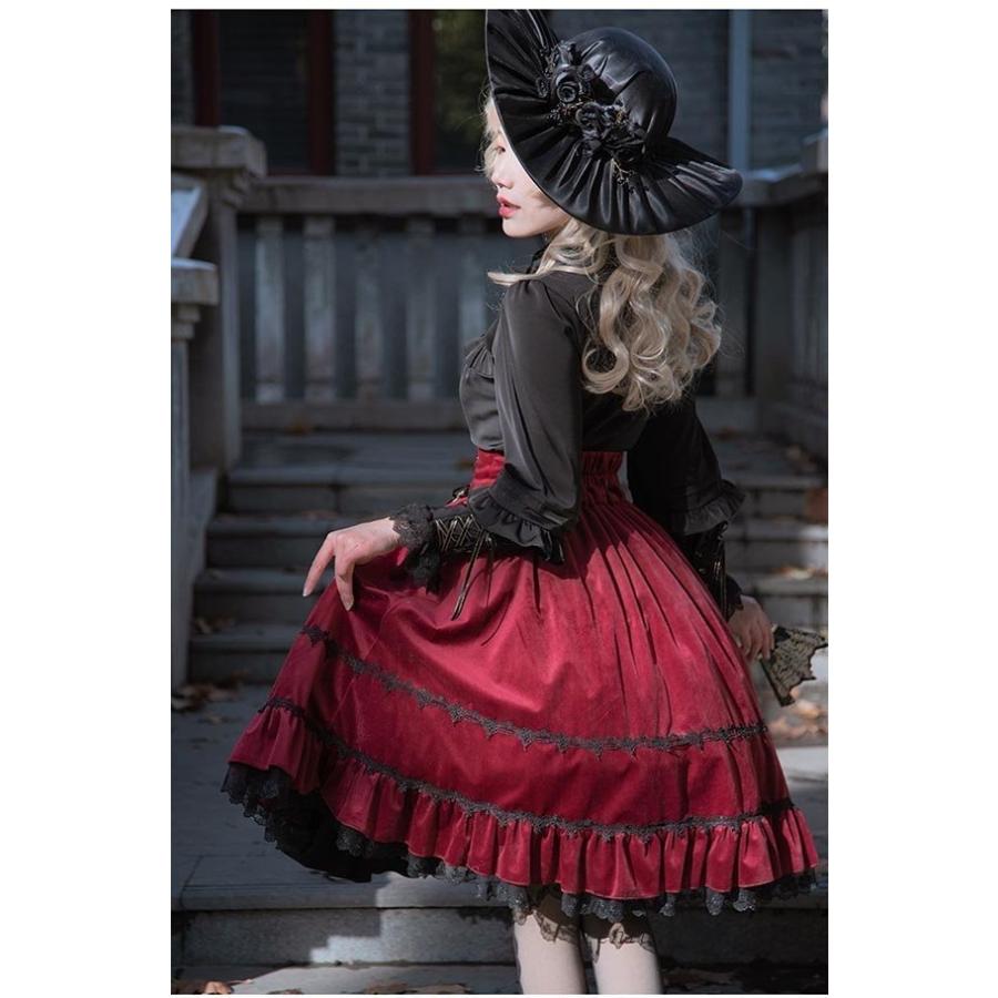 可愛いロリータ服 甘ロリ 甘いロリータ プリント柄 プリンセスライン ジャンパースカート フリル お姫様風 ロリータワンピース