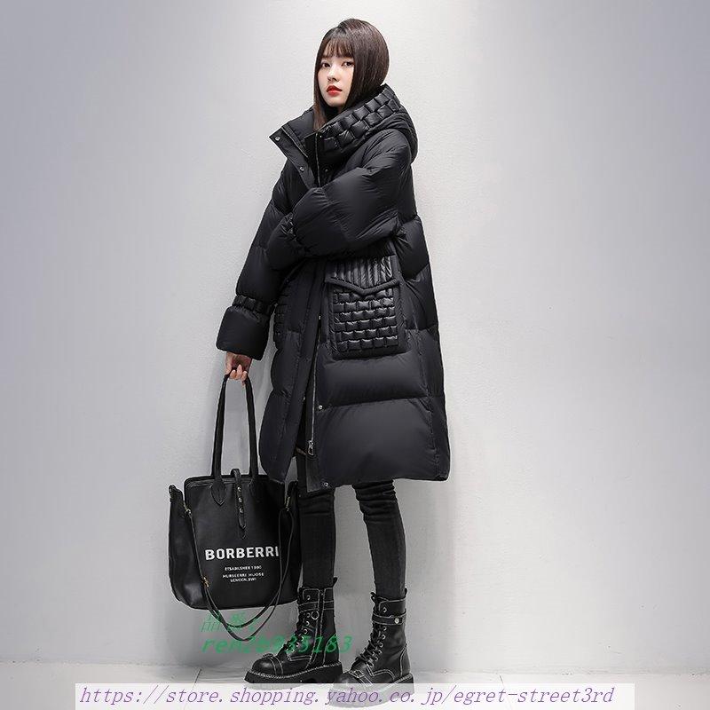 ダウンジャケット レディース 厚手 シンプル 秋冬 ゆったり