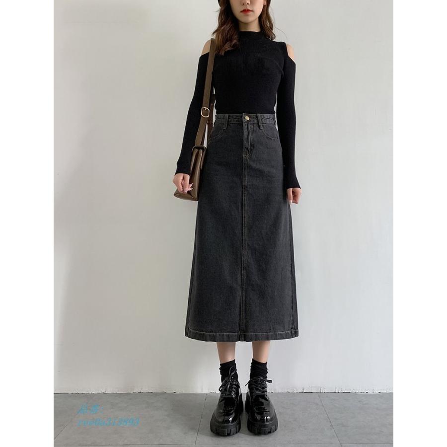 楽天スーパーセール ボトムス スカート レディース デニムスカート ロングスカート 冬 秋 デニムスカート ロングスカート ハイウエスト デニム スカート ボトムス フレアスカートコーデ きれいめ カジュアル Ol Aライン ミモレ 秋 レディース Www Threeriversofs Com