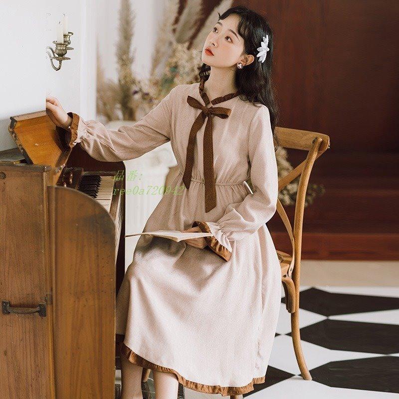 高級感 通勤通学 ワンピース Ol通勤 ワンピース 秋 ワンピース 秋 レディース ワンピース 可愛い 人気 長袖 蝶結び 代30代40代 きれいめ お洒落 上品 ワンピース サイズ M Www We Job Com