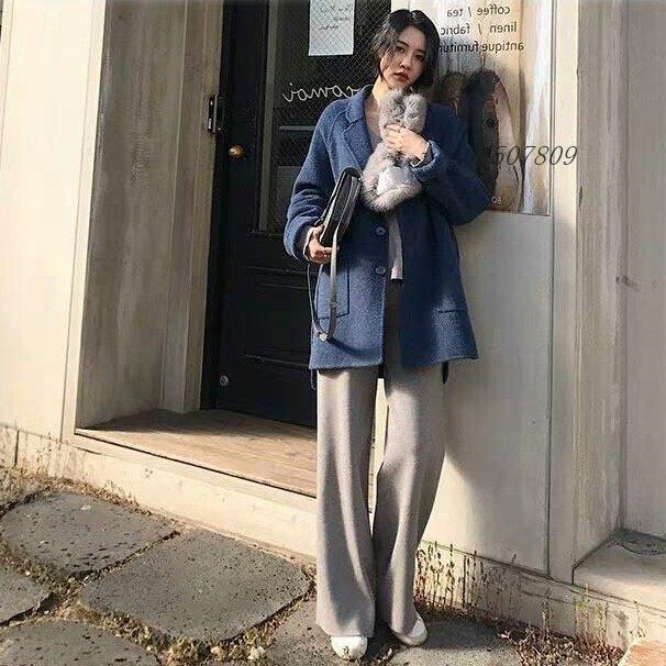 定番人気 かわ大 ブルー チェスターコート フェイクウールオーバーサイズチェスター レディース コート レディース アウター かわ小 通勤 ロング 無地 グレー チェスターコート カラー ブルー Pathwaysfl Org