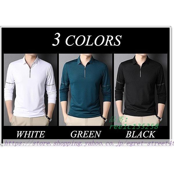 逸品 50代 40代 長袖 メンズ ポロシャツ 秋 おしゃれ ゴルフ 柄 綿 黒 ホワイト 誕生日 ロゴ長袖ポロ 春 冬 襟付き ブラック ボーダー カットソー 白 ポロシャツ サイズ 3l 2xl Proksi Si