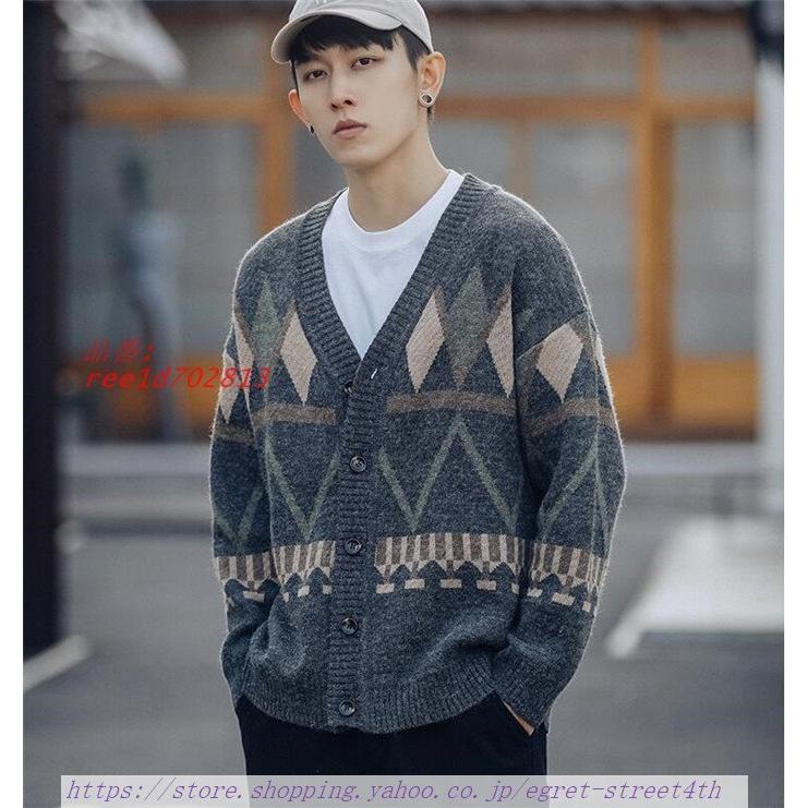 割引発見 カーディガン ニット 秋 カジュアル 長袖 ジャケット メンズニット 冬 厚手 トップス 前開 セーター メンズ ニット セーター サイズ L Hassoncaterers Com