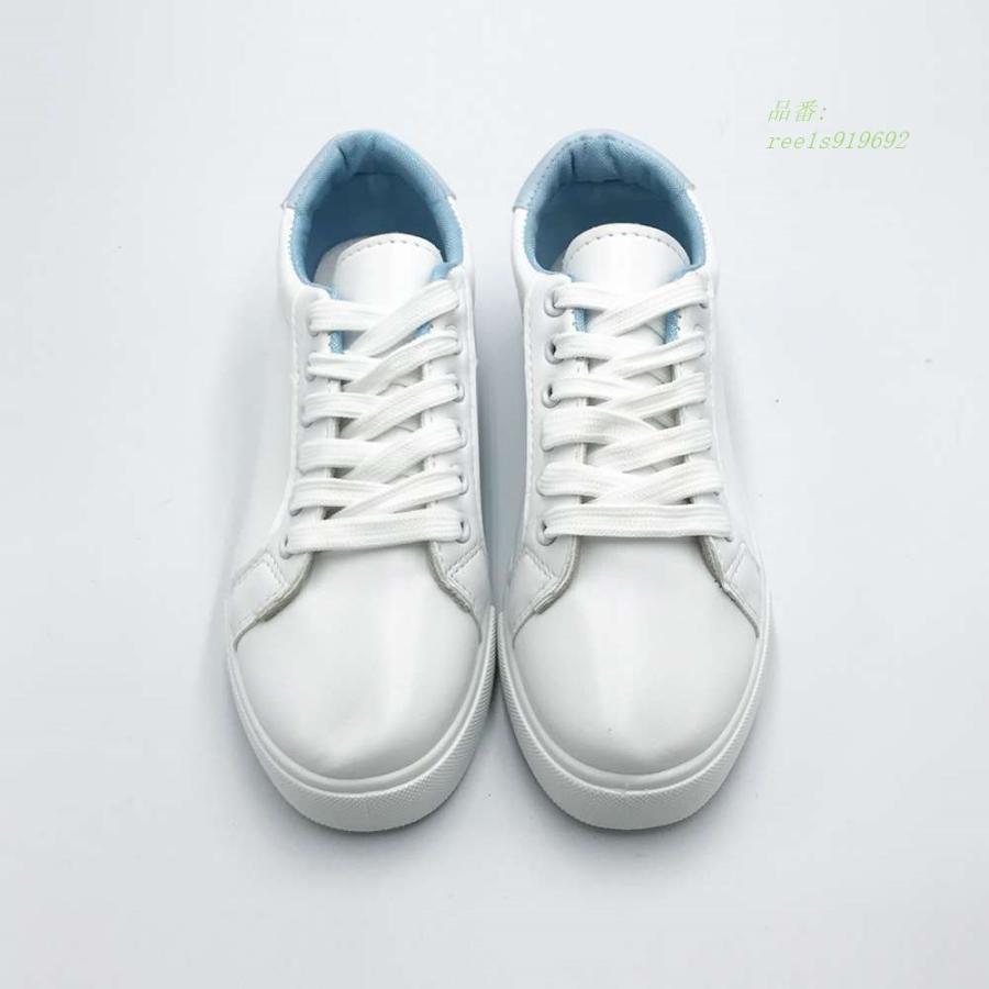 スニーカー レディース ローカット 厚底 靴 通学 厚底スニーカー 白スニーカー おしゃれ 中古