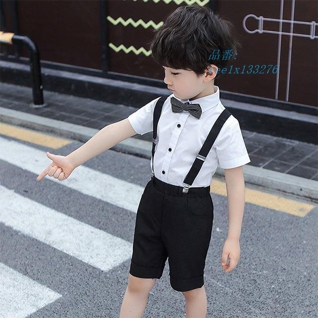子供 スーツ 男の子 フォーマルセット 半袖シャツ 半ズボン 半袖 子供服 ワイシャツ フォーマルスーツ セレモニー キッズ 4点セット 夏 男児 Ree1x Egret Street4th 通販 Yahoo ショッピング