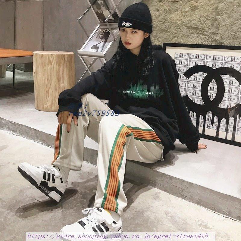 ライン パンツ 韓国 ストリート ダンス 衣装 レッスン着 原宿 レディース メンズライク オルチャン 新しいエルメス