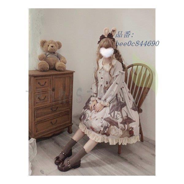 高知インター店 ゴスロリ ワンピース ファッション ドレス ロリィタ 魔女 レース 膝丈 フリル 長袖 ゆめかわいい可愛い リボン プレ 在庫有 Zoetalentsolutions Com