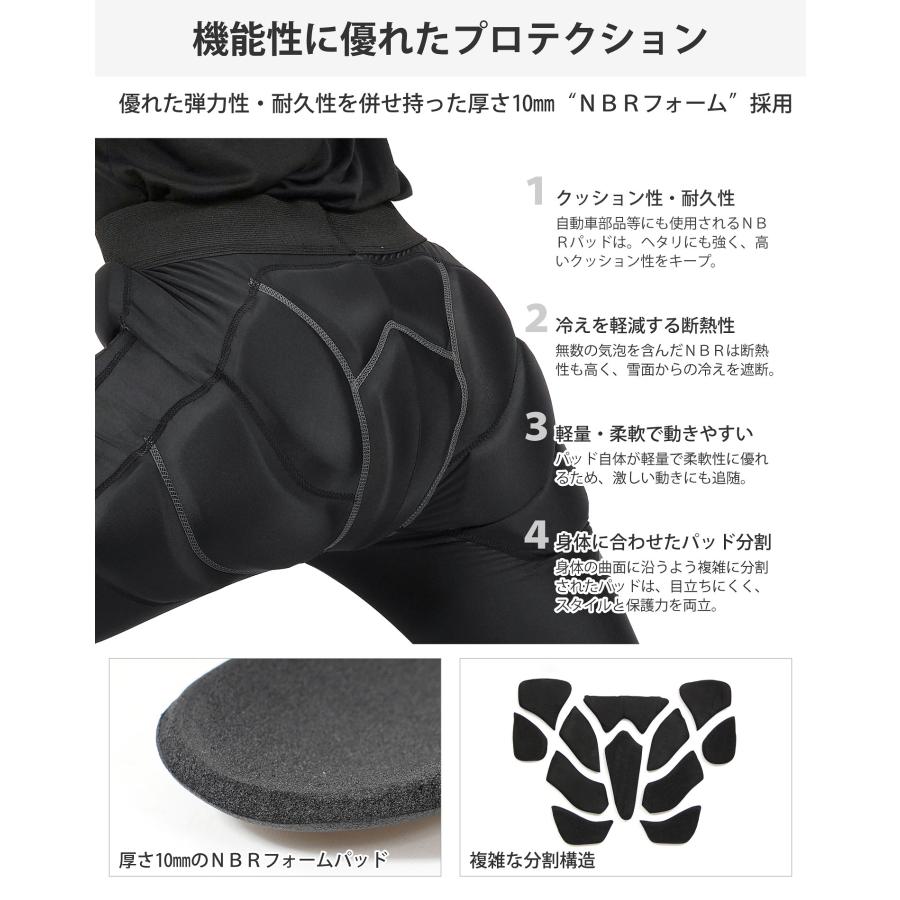 スノーボードプロテクター男女 VAXPOT（バックスポット） ヒッププロテクター スノーボード