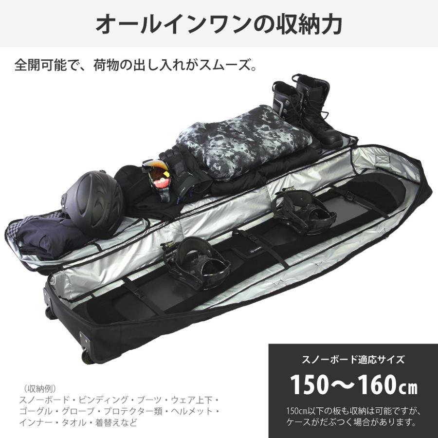 VAXPOT スノーボードケース キャスター 付き オールインワン 大 VAXPOT スノーボードケース キャスター 付き オールインワン 大